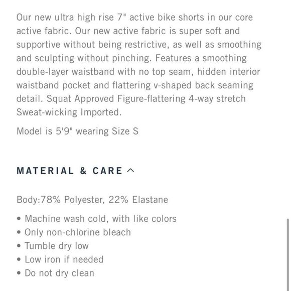 Abercrombie & Fitch YPB Bike Shorts Purple Pink Small Stretch - Picture 5 of 11